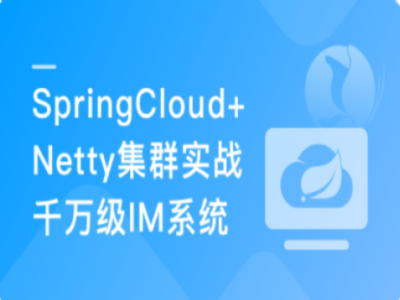 SpringCloud+Netty集群实战千万级IM系统|MK|完结|MP4
