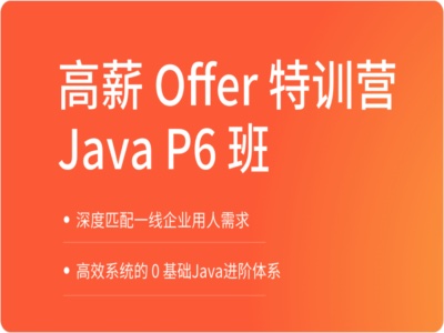 高薪Offer训练营JavaP6|拉勾|完结|MP4